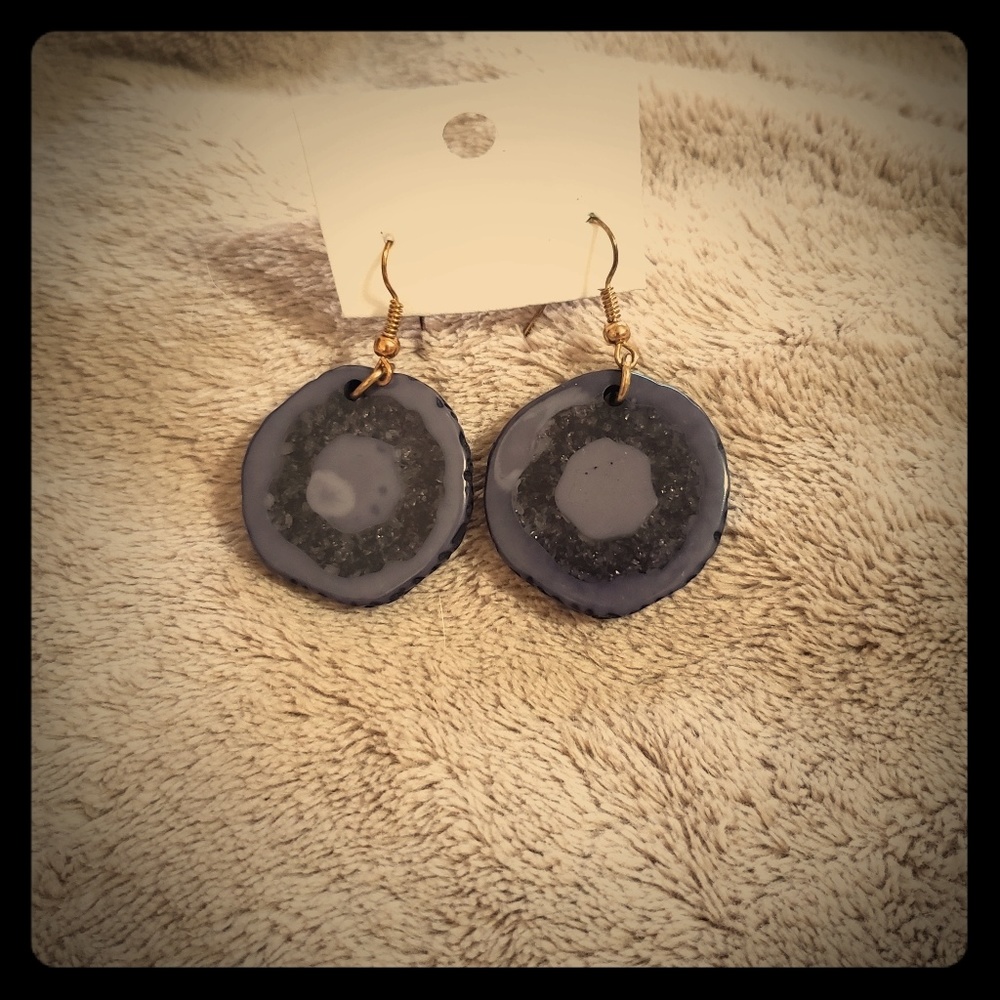 💥 Purple earrings